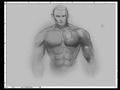 Learn to draw man BODY torso superhero type