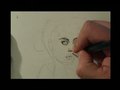 how to draw face three quarter view - drawing tutorial