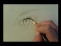 how to draw EYE realistic - drawing tutorial