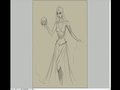 How to draw comics woman body and scene - drawing tutorial