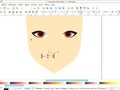 Inkscape - Realiser portrait femme (visage)